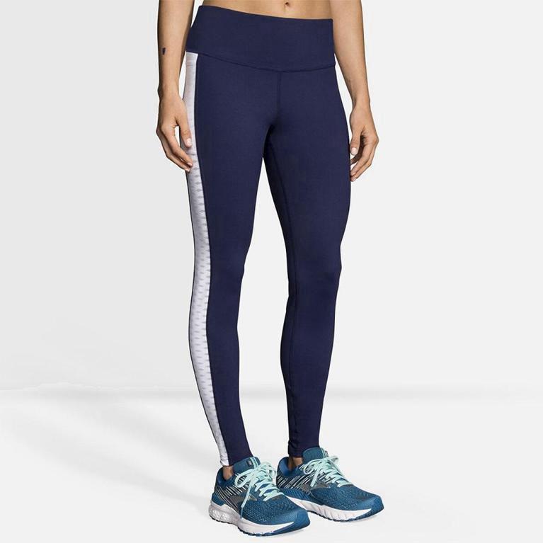 Brooks Greenlight Running Leggings Dame Verkkokauppa - Blå - Norge (PRL016439)